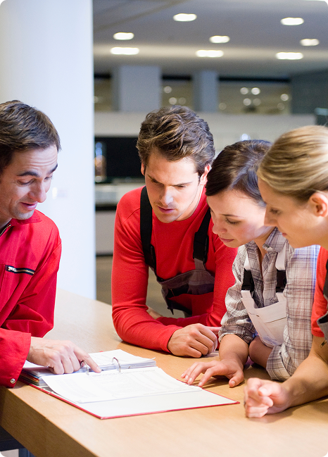 Team at work