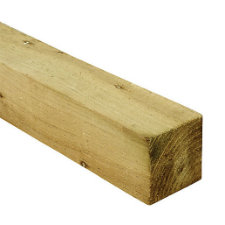 TANALISED TIMBER FENCE POST 45 x 45mm x 1500mm